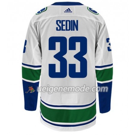 Herren Eishockey Vancouver Canucks Trikot HENRIK SEDIN 33 Adidas Weiß Authentic